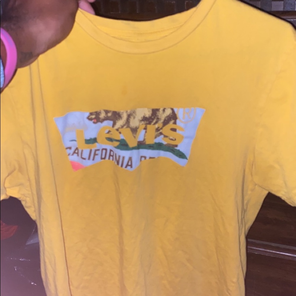 Yellow Levi shirt